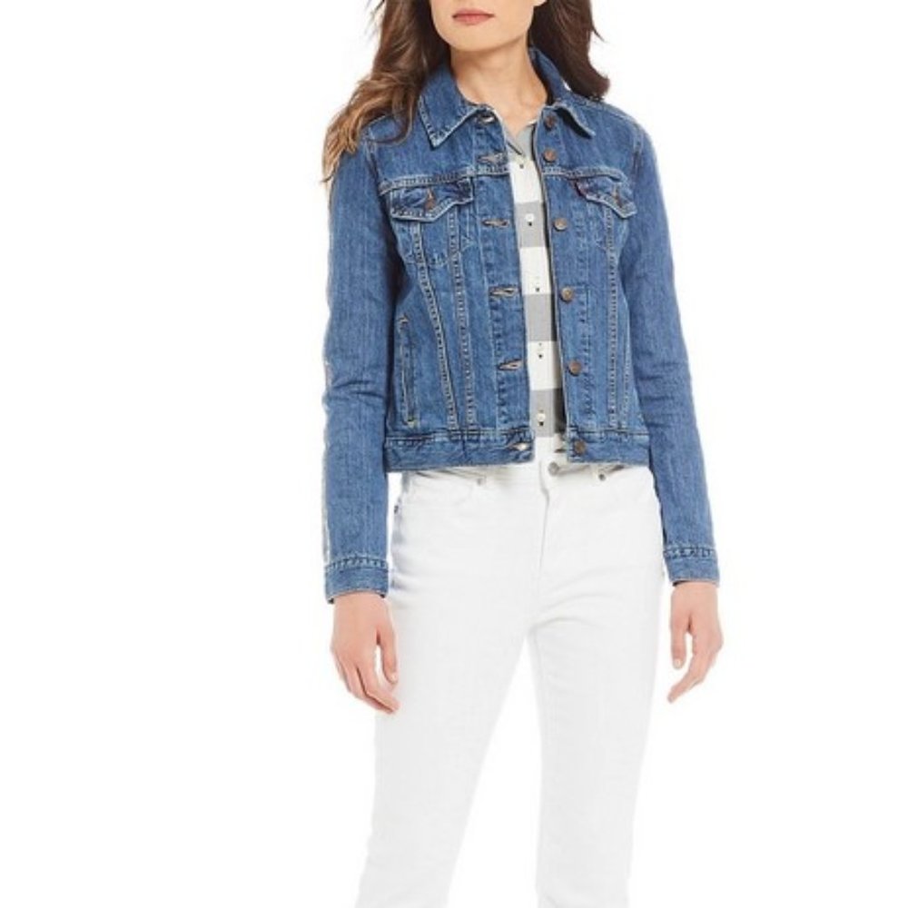 Levi's Original Trucker Sequin Lola Jacket - Picture 2 of 3